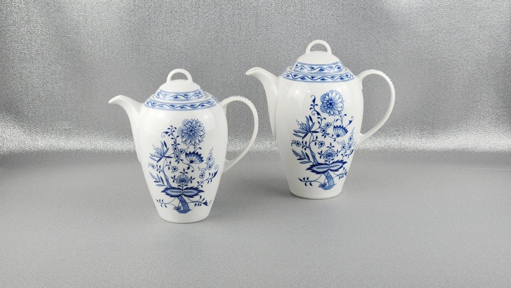 Porcelain Coffee Pot Blue Onion